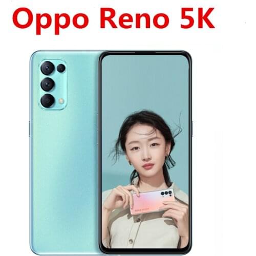 Stock Oppo Reno 5K 5G Smart Phone 65.0MP+32.0MP+8.0MP+2.0MP+2.0MP 65W Charger 12GB RAM 256GB ROM Fingerprint Face ID 6.43" 90HZ