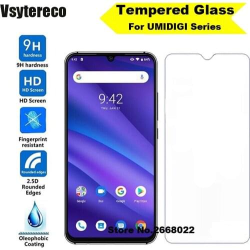 Tempered Glass for UMIDIGI A5 Pro Screen Protector High Explosion-proof Tempered Glass For Umidigi S3 Pro F1 Play Power A3 Pro
