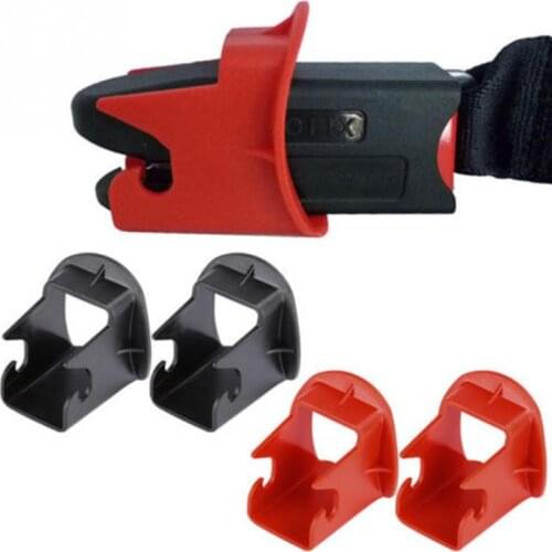 1 Pair Black Color ABS Latch Connectors Car Seat Buckle Car Supplies For Baby Locater Guide Safety Seat Isofix