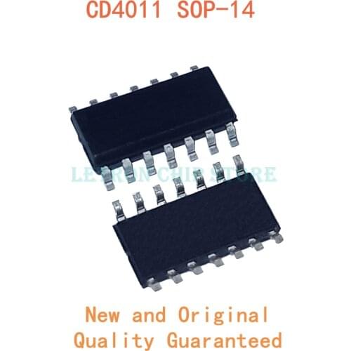 10PCS CD4011 SOP14 CD4011BM SOP-14 CD4011BM96 SOP HEF4011BT SOIC14 HEF4011 SOIC-14 4011 SMD new and original IC Chipset
