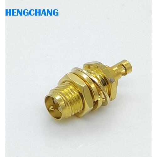 10pcs SMA male Crimp Jack connector for RG174 LMR100 RG178 cable RP-SMA male connector