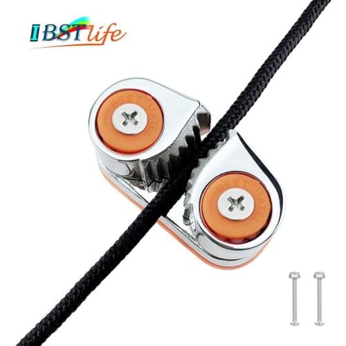316 Stainless Steel 2 Row Matic Ball Bearing Cam Cleat Pilates Equipment Marine Boat Fast Entry Rope Wire Fairlead Sailing