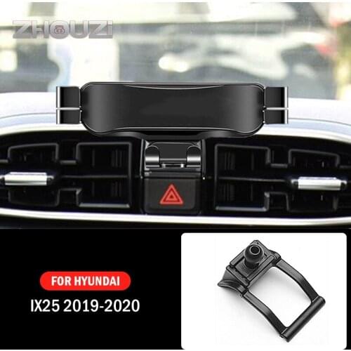 Car Mobile Phone Holder For Hyundai IX25 2019 2020 Special Air Vent Mounts GPS Stand Gravity Navigation Bracket Car Accessories