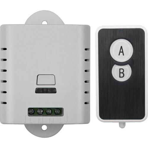 120v 220v wireless remote control switch with manual button 1 receiver + 1pcs(JRL11) transmitter smart home