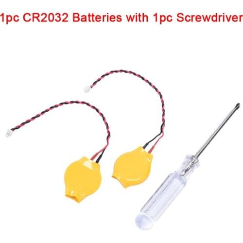 CR2032 2032 battery wire 2pin Laptop motherboard BIOS CMOS battery with wire disassemble battery Accessories & Parts
