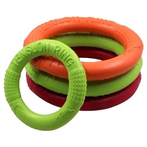 EVA Pet Pull Ring,Bite-resistant Floating Dog Flying Discs Toy,Dog Training Toy,Colorful Flying Discs Human-Dog Interactive Toy