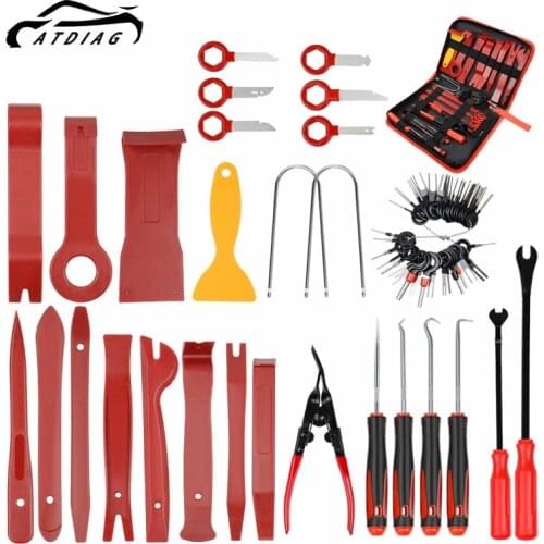 Hot 4pcs Portable Auto Car Radio Panel Door Clip Tool Panel Trim Dash Audio Removal Installer Pry Kit Repair Tool Hand Tools