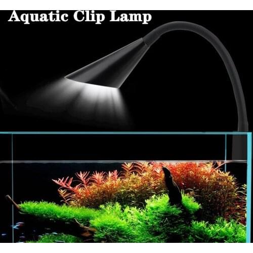 Aquarium Light LED Waterproof Clip-on Reptile Lamp Fish Lamp Aquariums Decor Lighting Plant Lamp