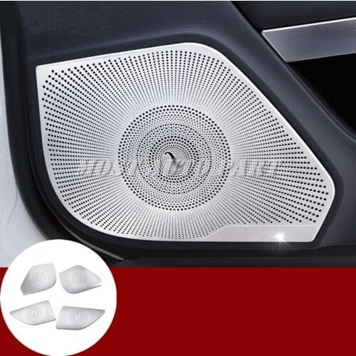 Matte Interior Door Speaker Cover Trim 4pcs For Mercedes Benz E Class Coupe W207 C207 2009-2016 Car accesories interior Car Trim