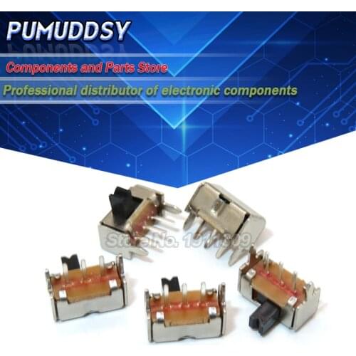 20PCS Toggle switch SK12D07VG 2/3/4/5/6mm SK12D07VG3 SK12D07VG4 stents Small toggle switch high Miniature Slide Switch Side Knob