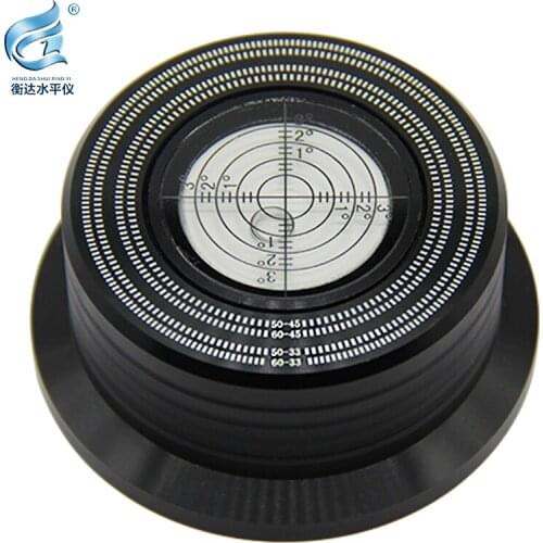 LP vinyl record disc suppression with level gauge Vinyl record suppression aluminum alloy record special suppression level bubbl