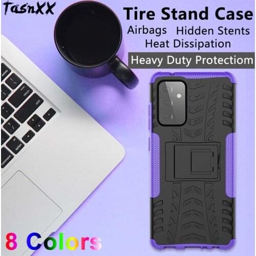 Tire Silicone Stand Phone Case For Motorola Moto G9 India G8 Power G10 G30 G7 E7 E6 Play Plus Heat Dissipation Cover with Stents