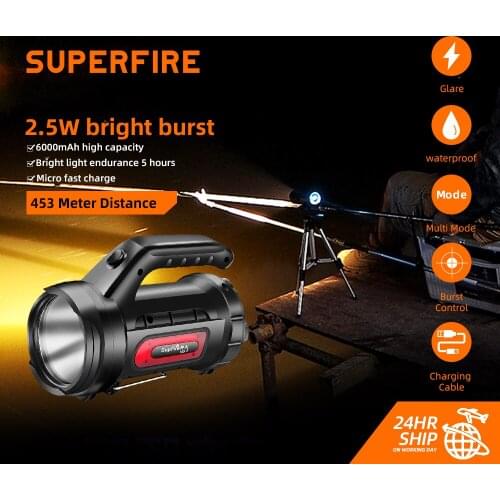 Фонари-прожекторы SUPERFIRE China At AliExpress
