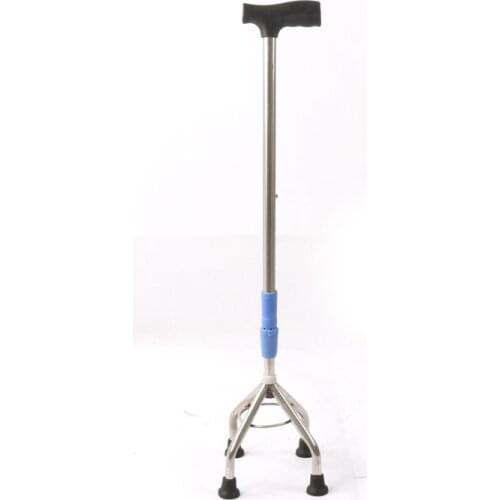 Walking stick for the elderly aluminum alloy telescopic high crutch four legged walking stick for the elderly and the disabled