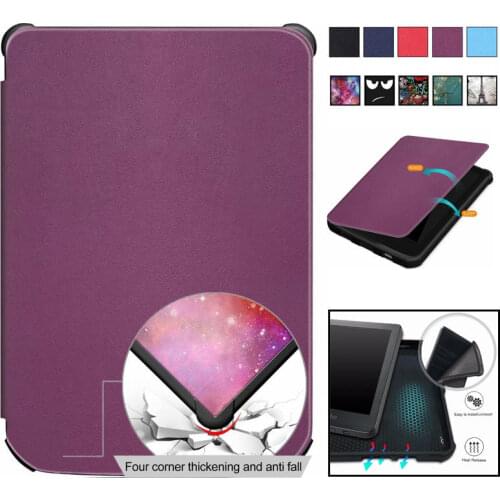 Smart case for Pocketbook 616/627/632 6'' Book case for PocketbooBasic lux2 book /touch/lux4 touch hd 3 cover Case