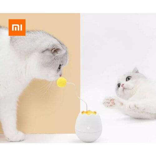 Xiaomi FURRYTAIL Electronic Motion Cat Toy Interactive Cat Teaser Fun Shaped Toys Flutter Rotating Interactive Puzzle Pet Toy Mi