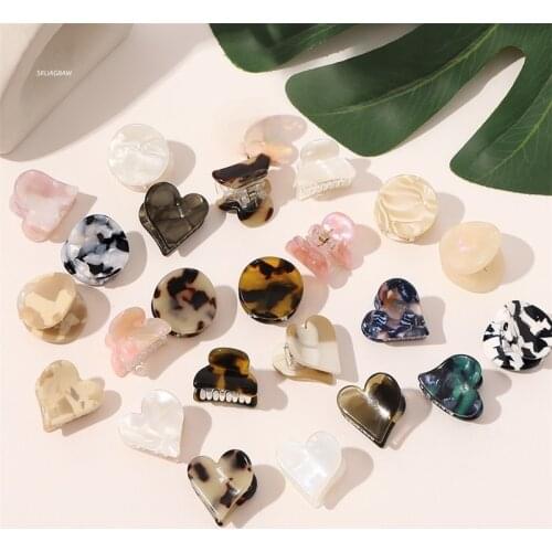 Vintage Hair Claw Hair Clips for Women Small Cute Simplicity Colorful Hair Clips Girls Hair Accessories Claw Clip Hair Barrettes