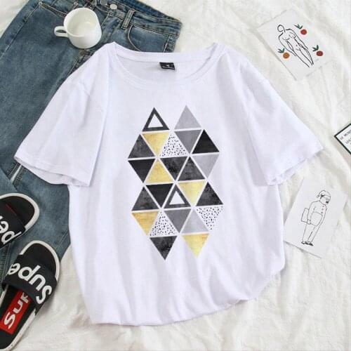 Womens T-shirt O-neck Short sleeve Tee Shirt Female Casual Tshirt Harajuku Printed T shirt Summer T Shirt Girls