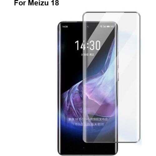 1pc 9H Full Cover Screen Protector glass For Meizu 18 Pro M191Q Full Coverage Protective Tempered Glass For Meizu 18Pro M191Q