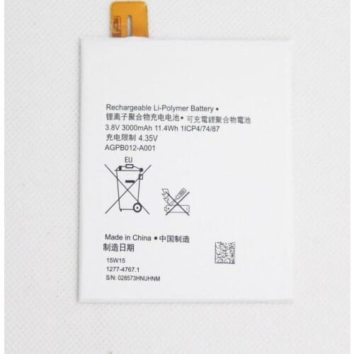 10pcs/lot 3000mAh AGPB012-A001 Battery for Sony ST27 ST27i Xperia go ST27a Cellphone Batteries Replacement