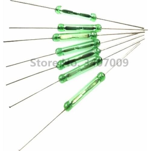 10PCS/LOT Reed Switch MKA14103 MKA-14103 GLASS Green normally open Low Voltage