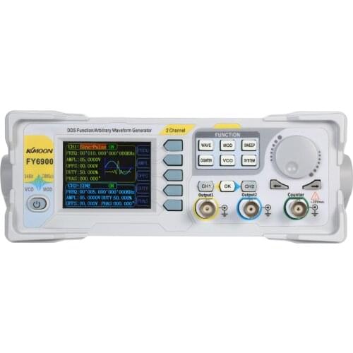 100MHz Function Signal Generator Digital DDS Dual-channel Waveform Generator Pulse Signal Source VCO Burst AM/PM/FM/ASK/FSK/PSK