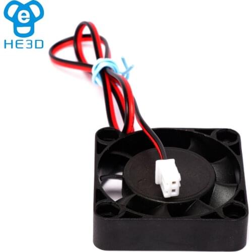 2Pcs HE3D 3D Printer Reprap 3010 Cooling Fan 30*30*10mm 12V/24V With 2 Pin Dupont Wire 30x30x10mm,1000mm length cable