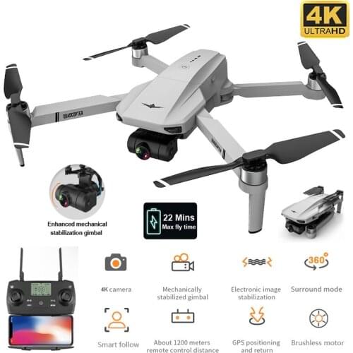 2021 New KF102 Drone 6k HD Camera 2-Axis Gimbal Professional Anti-Shake Aerial Photography Brushless Foldable Quadcopter Dron