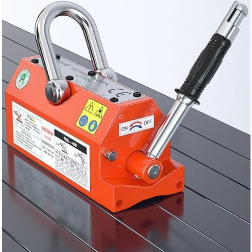 400KG Permanent Magnet Crane Heavy Duty Steel Crane Hoist Lifting Magnet Industrial Magnetic Chuck Magnetic Lifter