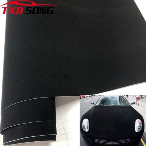 60cm*1/2/3/4/5/6M Suede Vinyl Film Velvet Fabric Car Change Color Sticker Adhesive DIY Decoration Decal For Auto Motorcycle