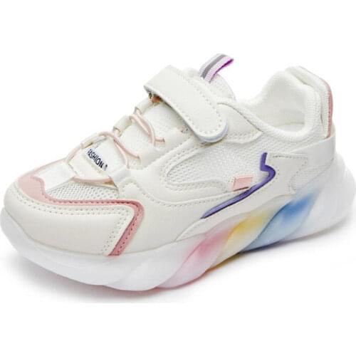 Girls' casual shoes boys' sports shoes childrens sports shoes childrens sports shoes Velcro fashion sports shoes