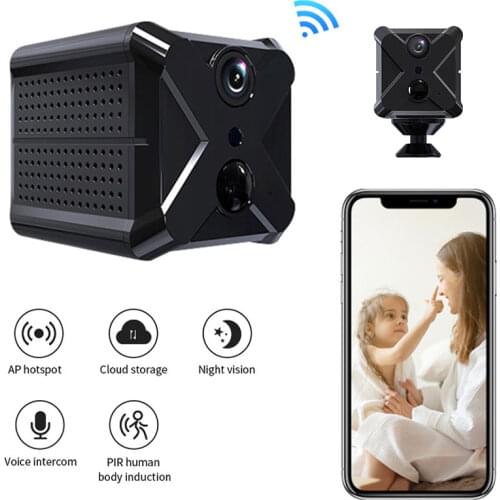 BNew X9 HD 1080P Camera Wireless WiFI Sports Camera Home Security Surveillance Baby Care Monitor