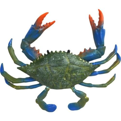Simulation Crab Ocean Animal Model Solid Figurine Kids Educational Toy Gift