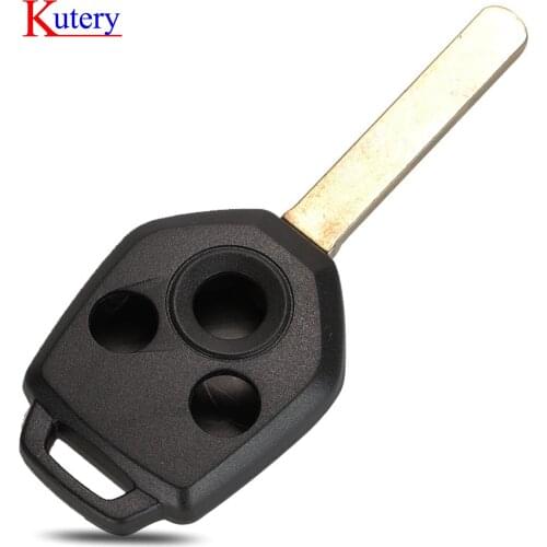 Kutery for Subaru Forester Legacy Impreza Outback WRX XV Crosstrek Replacement 3 Button Remote Key Shell Case Fob