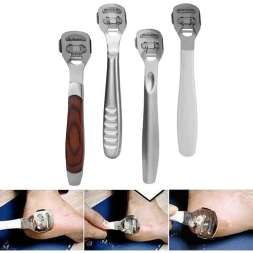 1 Set Stainless Steel Foot Skin Shaver Corn Cuticle Cutter Remover Rasp Pedicure File Foot Callus 10 Blades Foot Care Tool