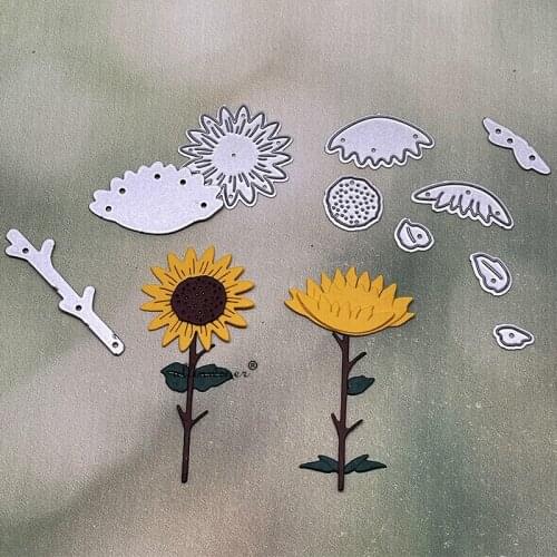 Sunflower decoration Metal Cutting Dies for DIY Scrapbooking Album Paper Cards Decorative Crafts Embossing Die Cuts