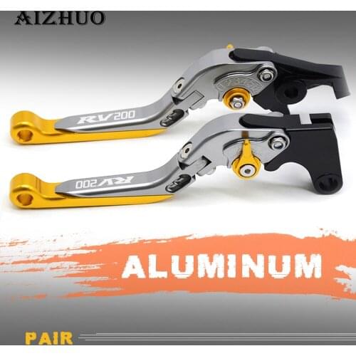 MOTORCYCLE ACCESSORIES CNC ALUMINUM ADJUSTABLE FOLDABLE LENGTHENING BRAKE CLUTCH LEVERS FOR SUZUKI RV200 RV 200