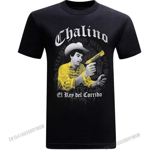 Chalino Sanchez Novelty Mens T-Shirt Tees Prevailing Printed Cotton Adult Top T-shirts Design