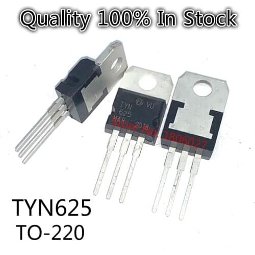 10pcs/lot TYN625 TYN625RG TO-220 Unidirectional Triac