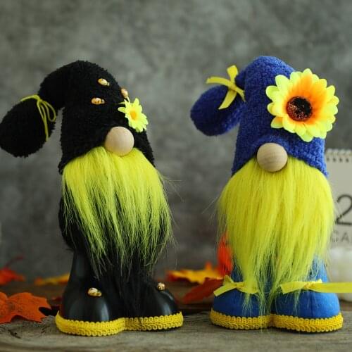 Bee Sunflower Big Feet Faceless Rudolf Doll Decoration Doll Layout Ornaments