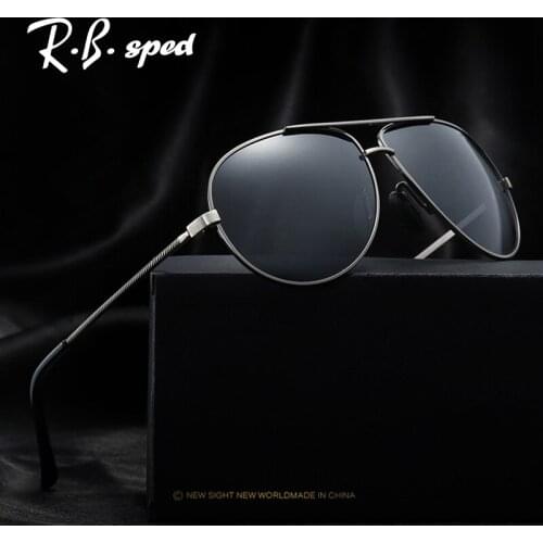 HD Polarized steampunk Sunglasses men Brand Designer mens Sun Glasses Mens metal frame Threaded Classic Sun Glass Oculos De Sol