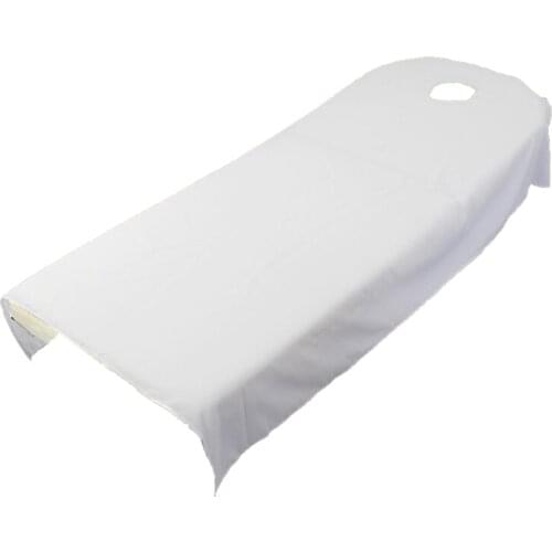 120*190cm Beauty Salon Bed Sheets/SPA Massage Treatment Table Covers with Hole - 9 Colors Available