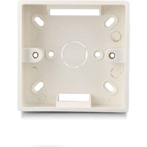 86X86 PVC Thickening Junction Box External Wall Mounting Surface Installation Suitable for 86 Standard Switch and Socket