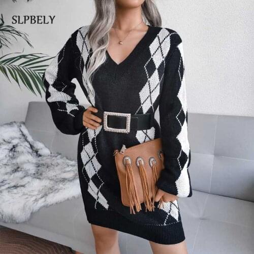 SLPBELY Fashionable Knitted Dresses