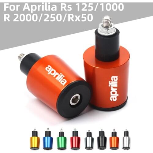 For Aprilia Rs 125 1000 R 2000 250 50 Rx50 650 750 200 500 Rs250 7/8 22mm Motorcycle Handlebar Grip End Plug Handle Bar End Cap