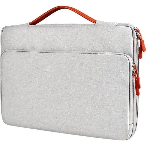 Shockproof and waterproof portable laptop bag pure color elegant handbag briefcase suitable for Xiaomi Lenovo Apple macbook