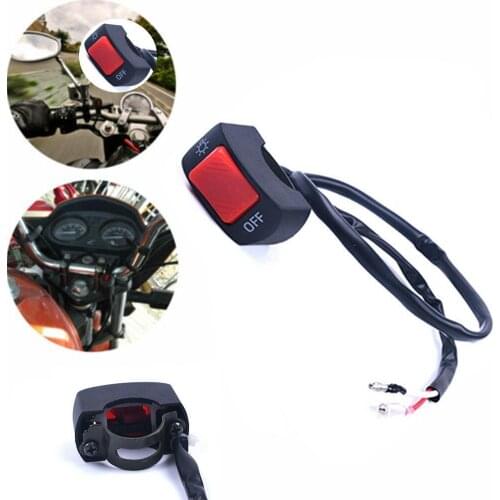 Universal Motorcycle Handlebar Switch Motorbike Button About Compatible Led Scooter Headlight with 22-27mm Diameter Tube Sw M1Y3