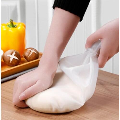 High Quality Edible Silicone Dough Processing Preservation Bag Kneading Dough Bag Cooking Pastry Tools