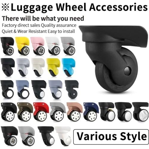 Suitcase wheels parts Replacement maintenance Trolley luggage replacement universal wheels 360-degree rotating silent casters