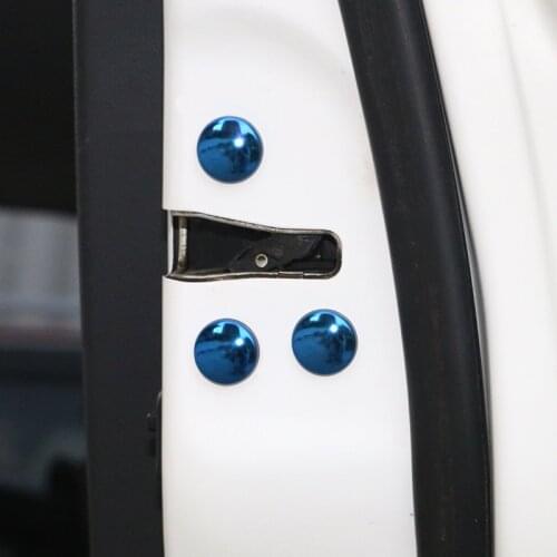 12PCS Aluminum Car Door Lock Screw Cap Protection Cover Case for Honda CRV TYPER Civic HR-V Accord Waterproof Door Screw Cover